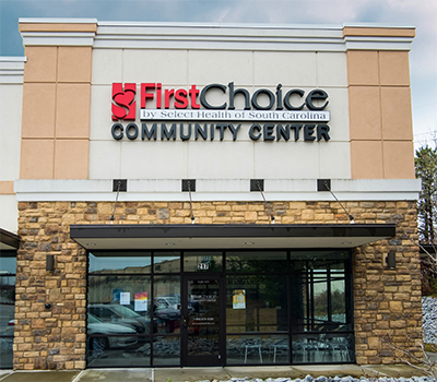 Photo of the exterior of the First Choice Community Center